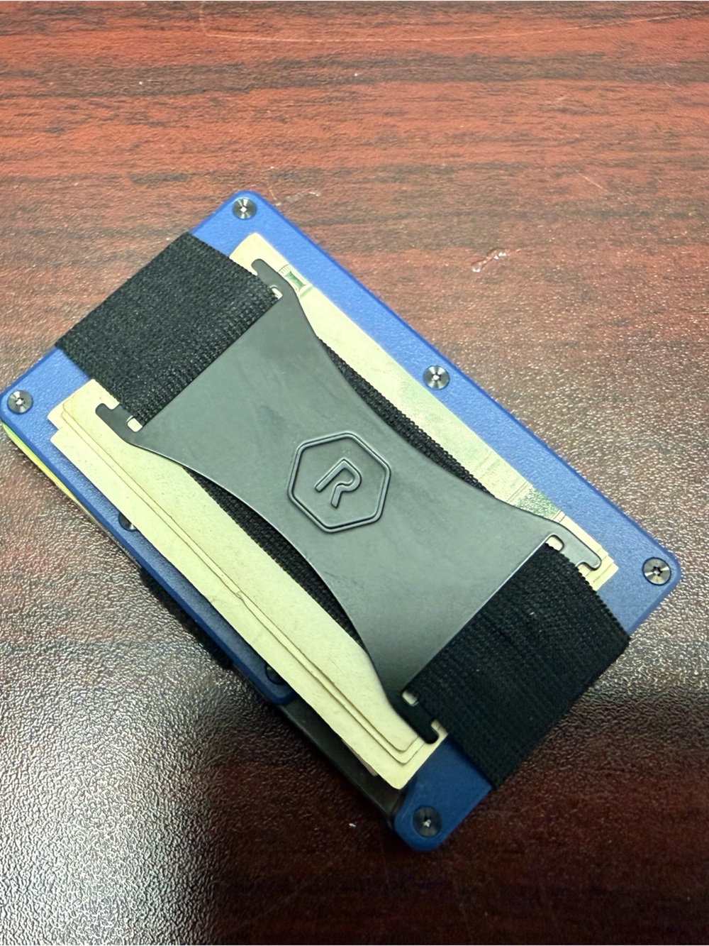 Ridge Wallet Seahawks Aluminum Card Holder - Blue - Picture 4 of 8